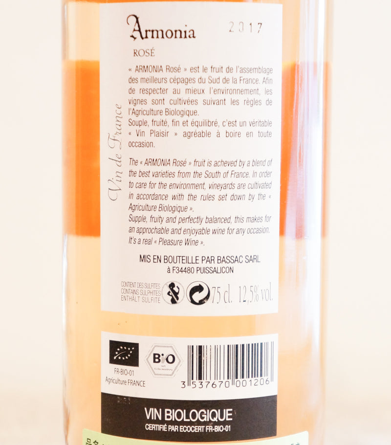 バサック　アルモニア　ロゼ　（ロゼ）　Bassac Armonia Rosé