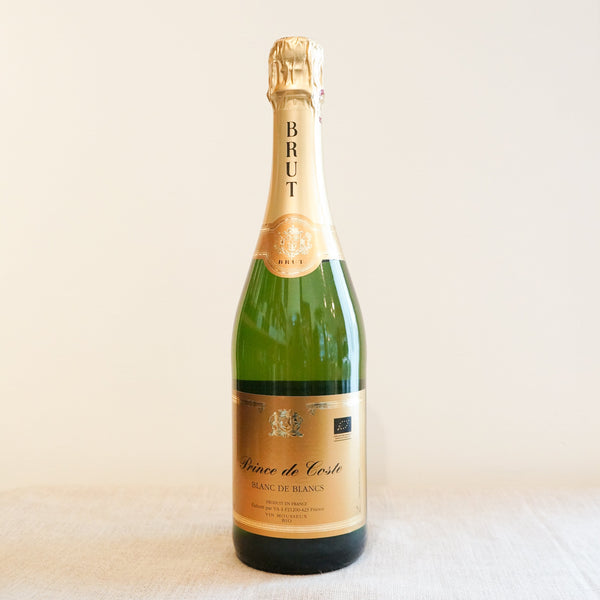 ヴァン・ムスー ”プランス・デュ・コスト”　ブラン・ド・ブラン　ブリュット　（白・発泡）　Vin mousseux ”Prince de Coste” Blanc de Blancs Brut