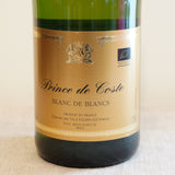 ヴァン・ムスー ”プランス・デュ・コスト”　ブラン・ド・ブラン　ブリュット　（白・発泡）　Vin mousseux ”Prince de Coste” Blanc de Blancs Brut